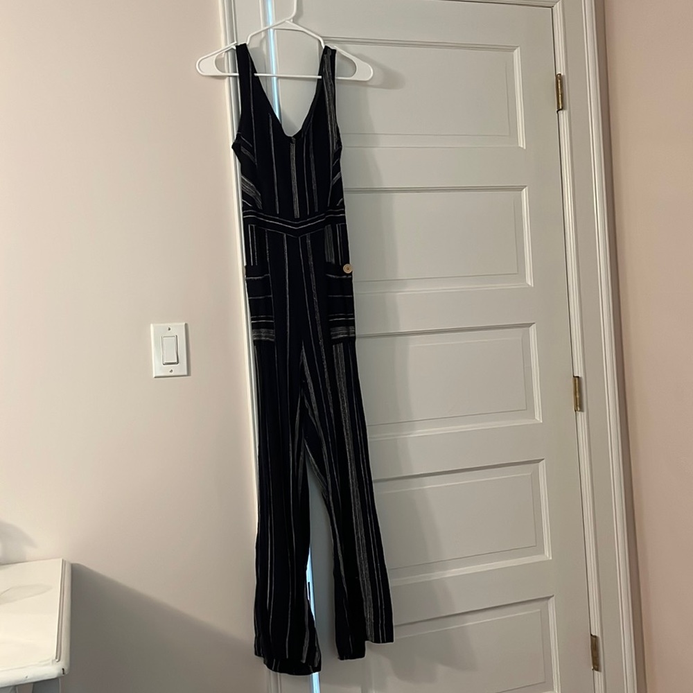 Striped jumpsuit (M)